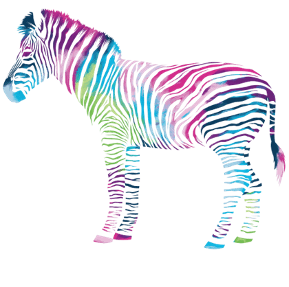 Zebra - Symboldbild für die Seltenen